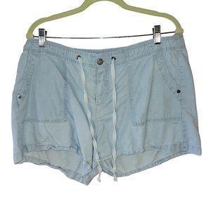 GAP Light Blue Drawstring Casual Women’s Shorts
